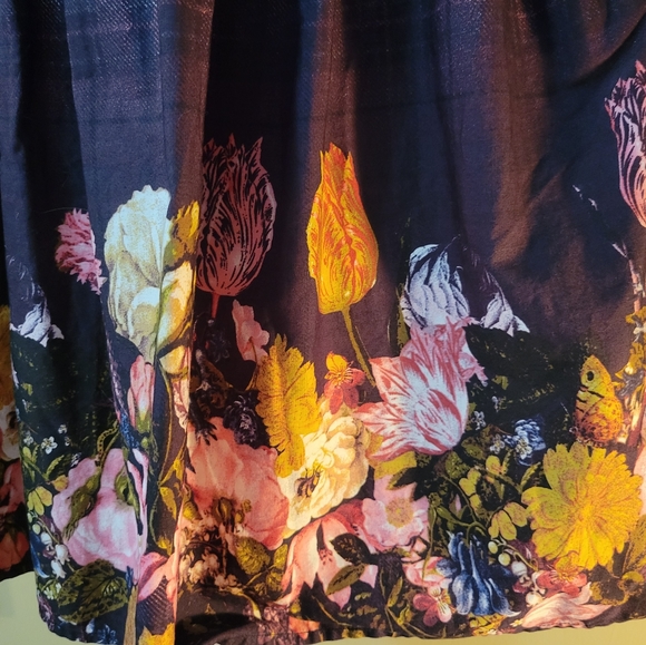 Hell Bunny Plaid & Floral vintage style dress S/XS - Picture 7 of 7